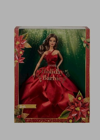 Barbie Tatil Bordo Elbiseli Bebek