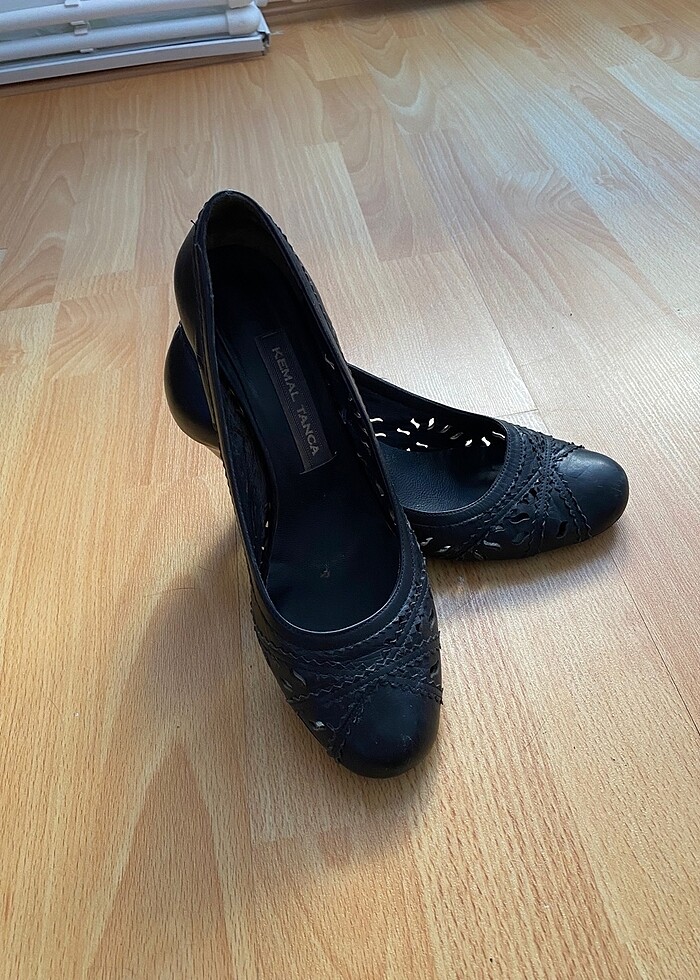 Kemal tanca siyah topuklu ayakkabı - Görsel 3