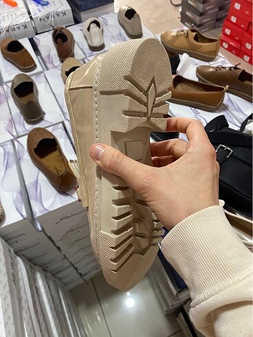 38 Beden Kalın taban tokalı Loafer