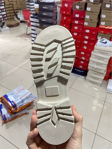 37 Beden ten rengi Renk Tokalı kalın tabanlı Loafer Babet