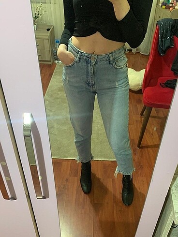 xs Beden Mom jean