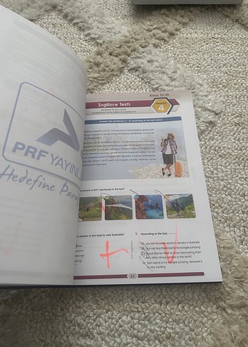 8. Sınıf 29 İngilizce Denemesi Kitabı LGS hazırlık - Görsel 2