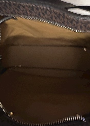 Michael Kors Zincir Detaylı Kahverengi Deri Çanta - Görsel 16