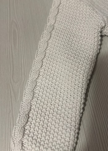 Zara Orijinal Örgü Beyaz Erkek Çocuk Kazak 18-24 ay - Görsel 7