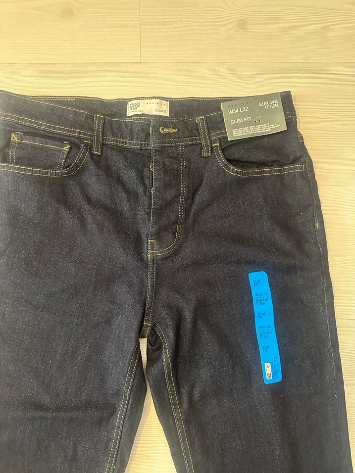 ERKEK Kot pantolon slim fit w34/L32 - Görsel 2