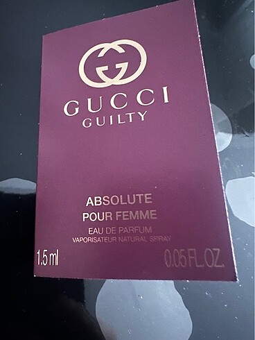GUCCI GUILTY Bayan sample eau de Parfum