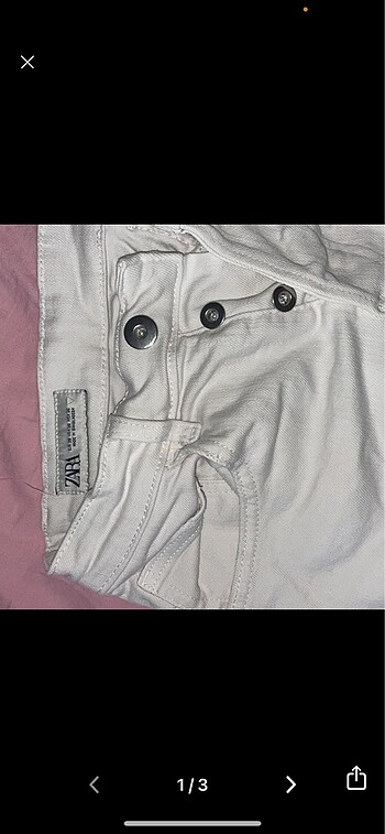 Zara pantolon 36 beden sıfır orjinal