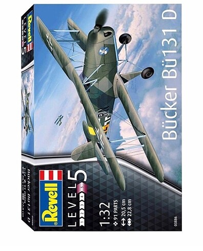 Revell Bücker Bü131 D Uçak Maketi
