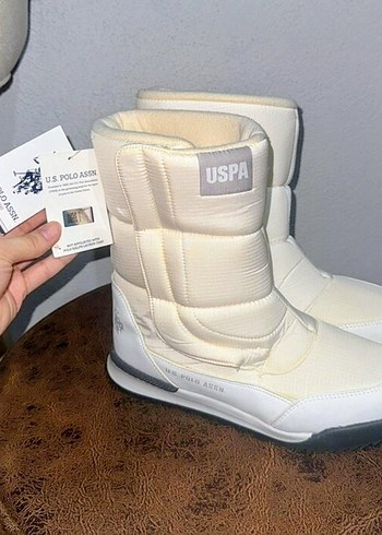 40 Beden USPA Beyaz Kadın Lastik Botları