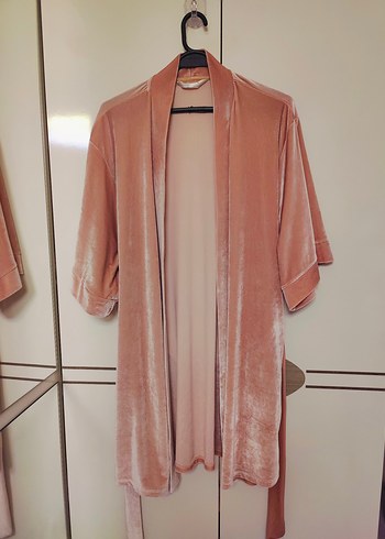 Pembe Kadın Sabahlık M Beden - Görsel 6