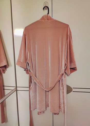 Pembe Kadın Sabahlık M Beden - Görsel 4