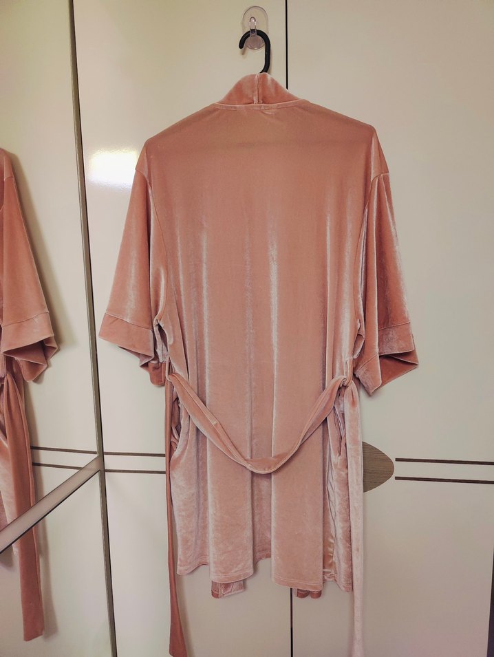 Pembe Kadın Sabahlık M Beden - Görsel 2