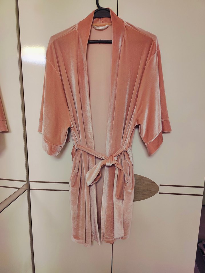 Pembe Kadın Sabahlık M Beden - Görsel 3