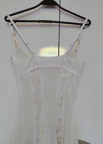 Beyaz Dantel Detaylı Hemşire Korsesi - Görsel 5