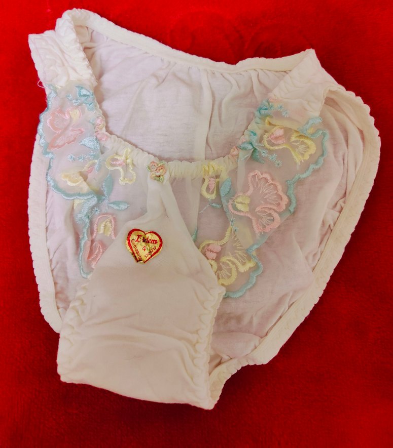 Dantel detaylı Beyaz külot - Görsel 5