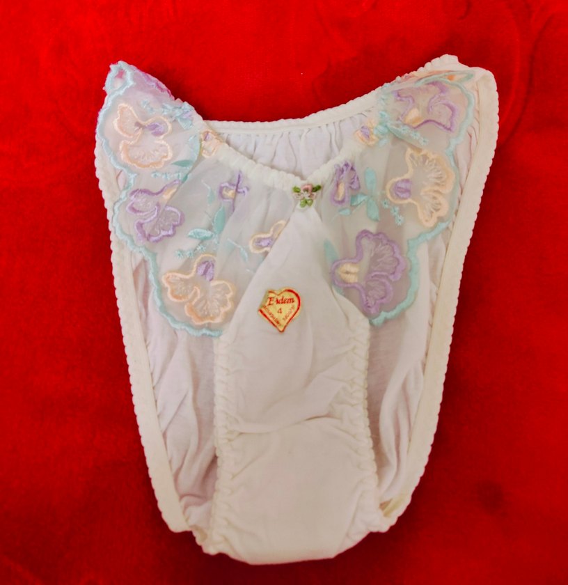 Dantel detaylı Beyaz külot - Görsel 3