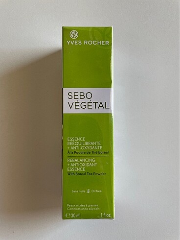 Yves Rocher Sebo Vegetal Yağ Dengeleyici Ultra Likit Anti-Oksida
