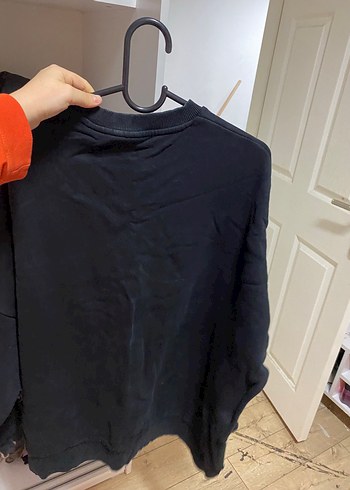 m Beden siyah Renk Siyah Punk Temalı Kadın Sweatshirt