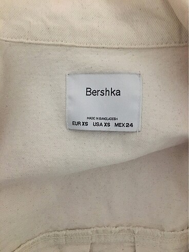 xs Beden ten rengi Renk Bershka çeket