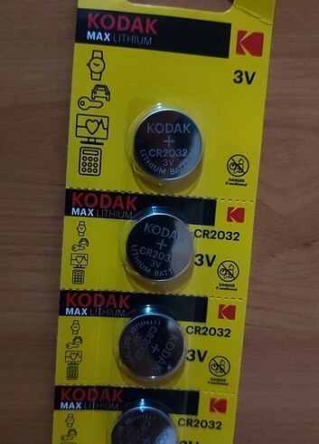 Kodak Lityum CR2032 Düğme Pil