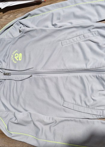 Nike Kadın Gri Kapüşonlu Fermuarlı Sweatshirt