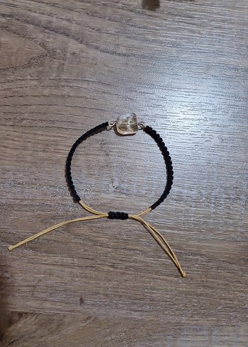 Doğal Taş Beyaz Kuars Boncuklu Minimalist Bohem Bileklik