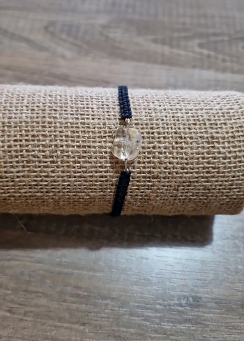 Diğer Doğal Taş Beyaz Kuars Boncuklu Minimalist Bohem Bileklik
