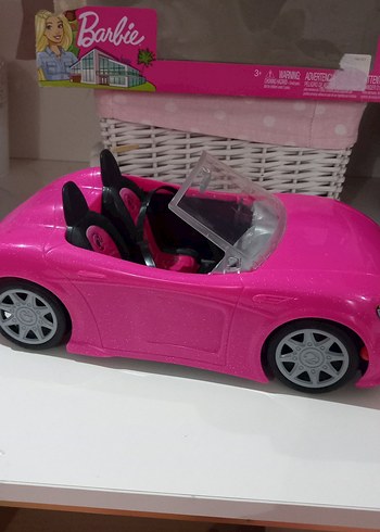 Pastel Pembe Barbie Oyuncak Araba - Görsel 4