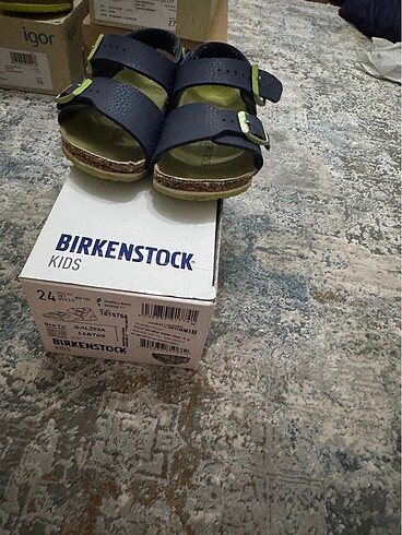24 Beden lacivert Renk Birkenstock kutulu temiz