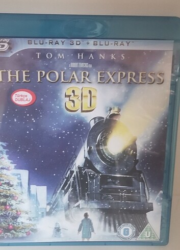 TOM HANKS THE POLAR EXPRESS 3D BLU RAY DISC