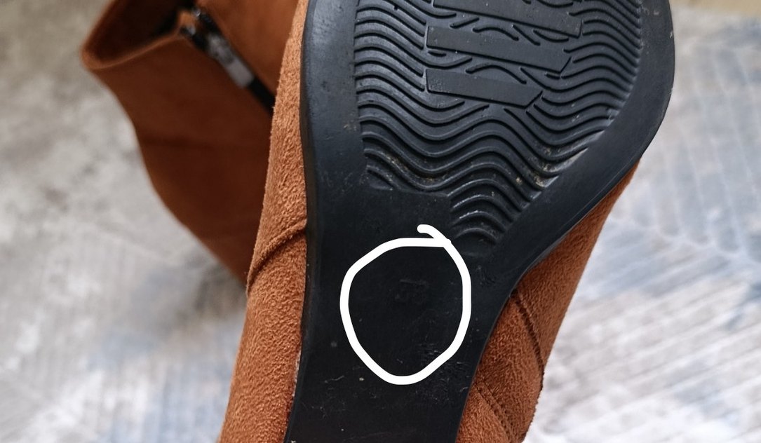 Kahverengi Süet Kadın Topuklu Bot - Görsel 4