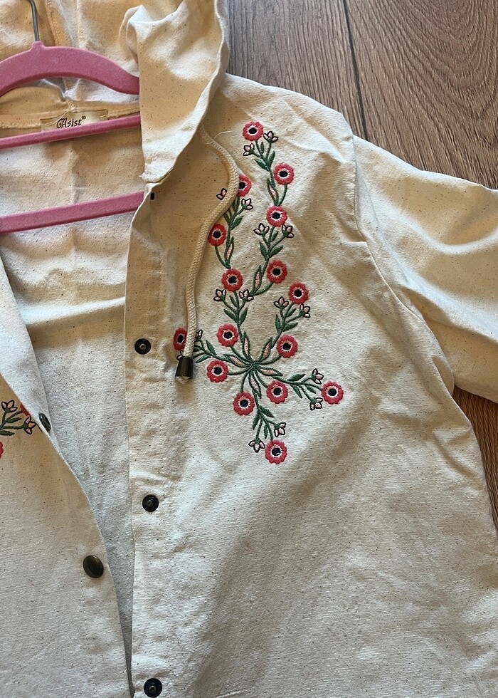 Keten ceket - Görsel 5