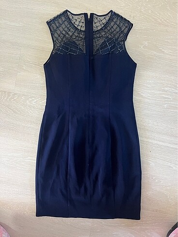 Lacivert abiye kısa elbise - Görsel 5