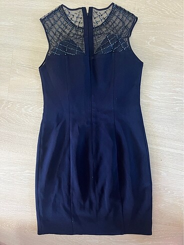 Lacivert abiye kısa elbise - Görsel 8