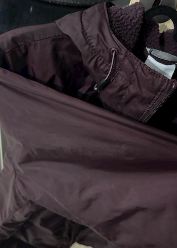 Columbia Bordo(Mora Çalan) Fermuarlı Kadın Yağmurlu Ceket - Görsel 3