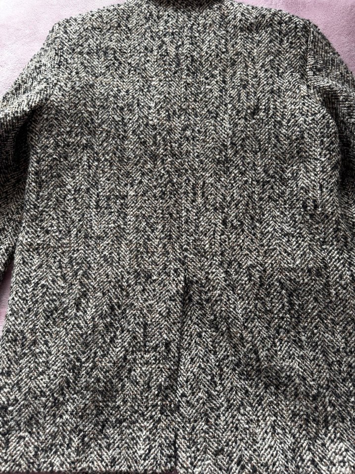 Zara Kadın Yünlü Oversize Ceket - Görsel 4