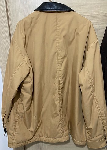 Zara Oversize Deri Detaylı Ceket - Görsel 3