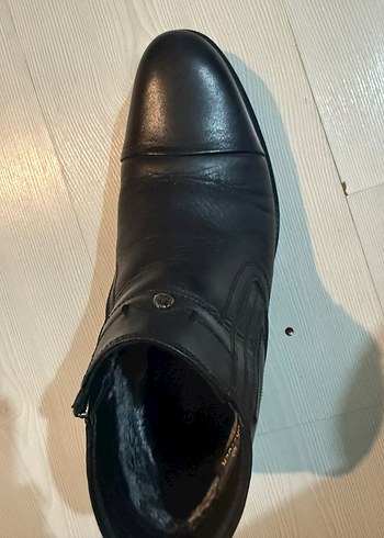 Greyder Deri İçi Polarlı Erkek Siyah Bot - Görsel 3