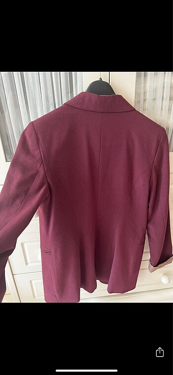 m Beden bordo Renk Pull & bear ceket