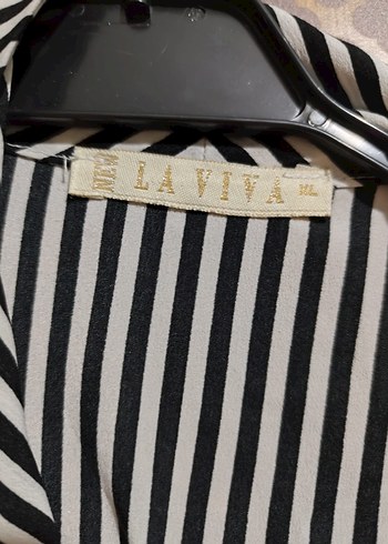 Çizgili Siyah Kadın Ceket - Görsel 2