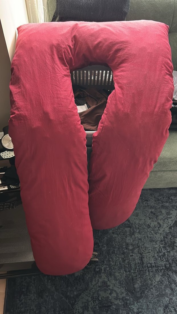 Bordo Emzirme ve Hamilelik Yastığı - Görsel 2