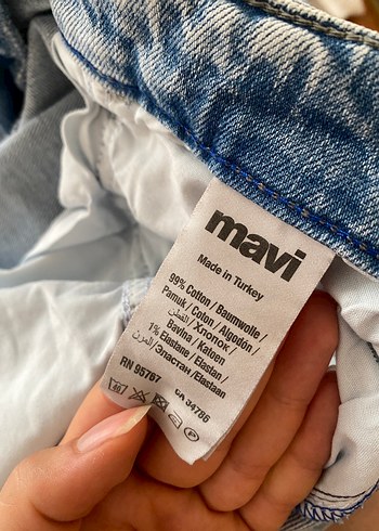 38 Beden Mavi Kadın Denim Pantolon