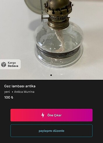 Rezerve ürün 