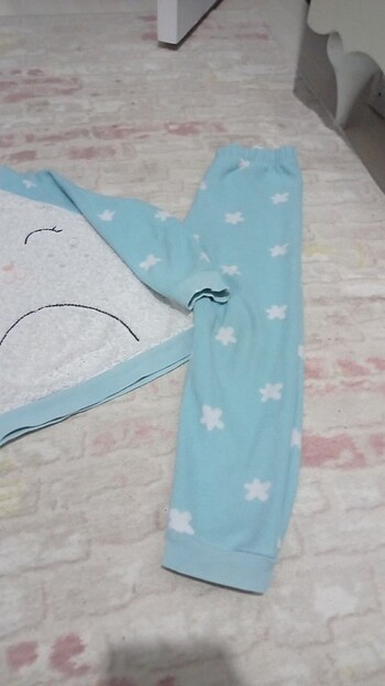 6 Yaş Beden LCW kız çocuk polar pijama takımı 