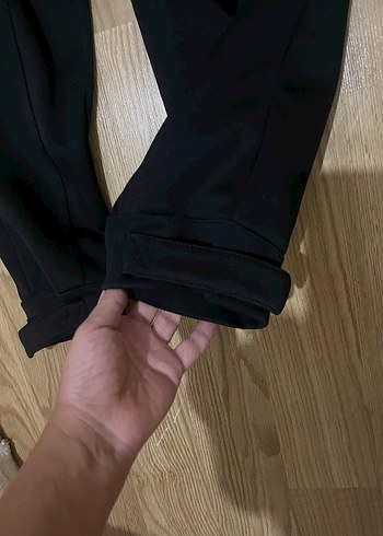 xs Beden siyah Renk Kadın Siyah Rahat Kesim Eşofman Altı