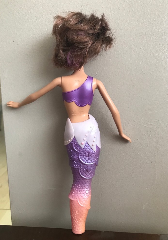 Pastel Mor Deniz Kızı Bebek - Görsel 2