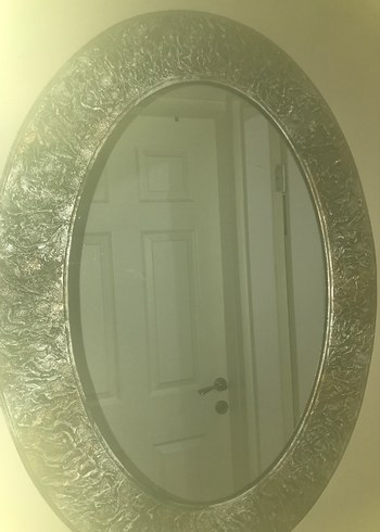 Koyu Kahverengi Oval Dekoratif Ayna - Görsel 4