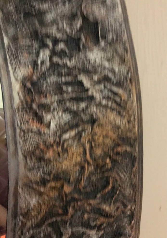 Koyu Kahverengi Oval Dekoratif Ayna - Görsel 2