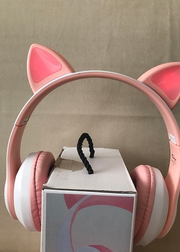 Pembe Pastel Bluetooth Kulaklık - Görsel 8
