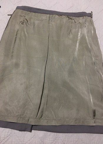 Vizon Midi Ofis tarzı etek - Görsel 5